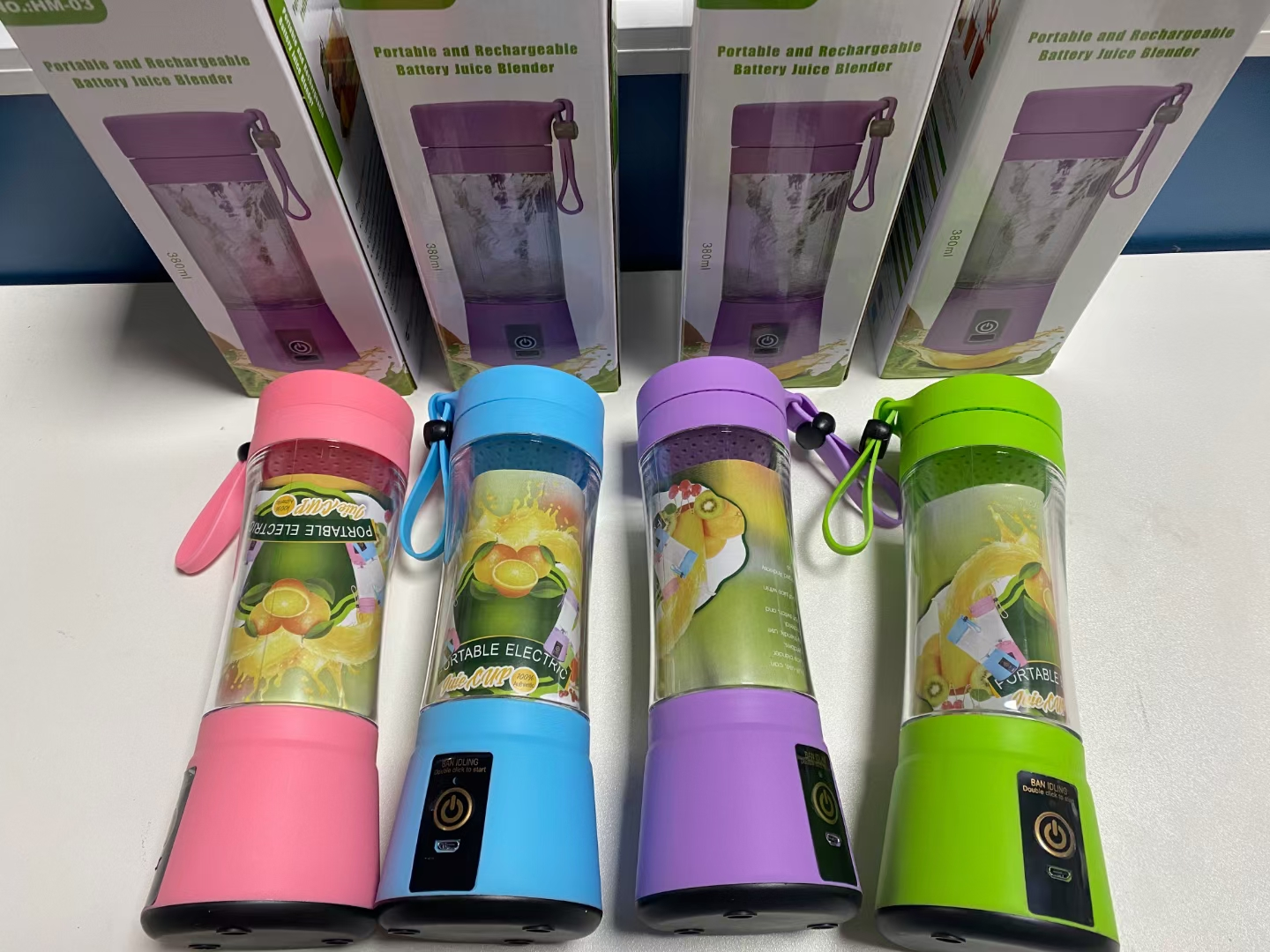 Portable Blender With USB Rechargeable Portable Electric Mini Juicer