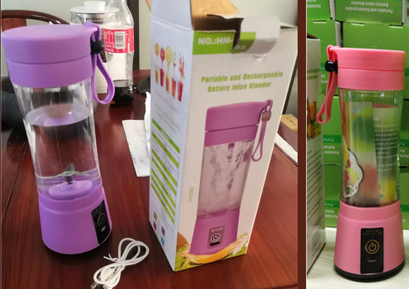 Portable Blender With USB Rechargeable Portable Electric Mini Juicer