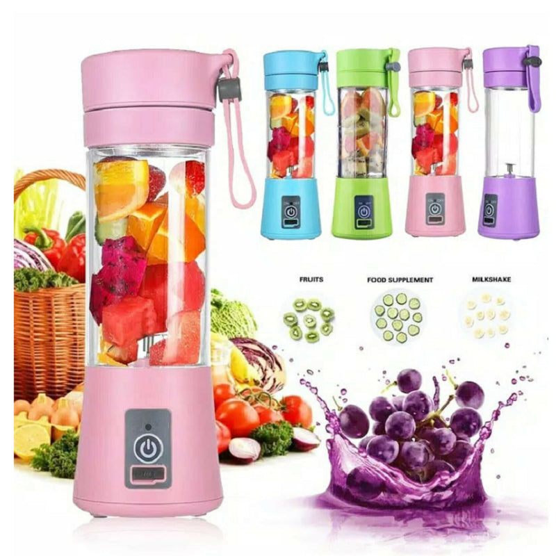 Portable Blender With USB Rechargeable Portable Electric Mini Juicer